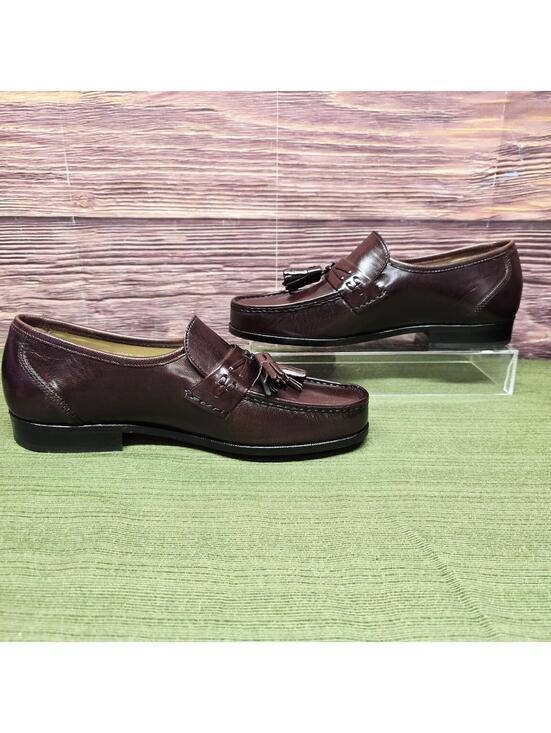 Bostoniam First Flex Mens Loafer Dress Shoe  Burgandy Size 80 main image 6
